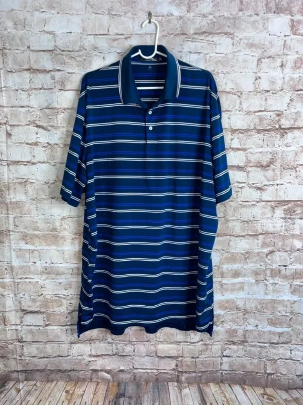 Ralph Lauren RLX Stripe Jersey Knit Polo XXL